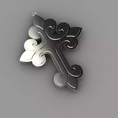 KUTSAL PIRLANTA HAC KOLYE 3DM STL OBJ FBX  3D BASKI MODELI 