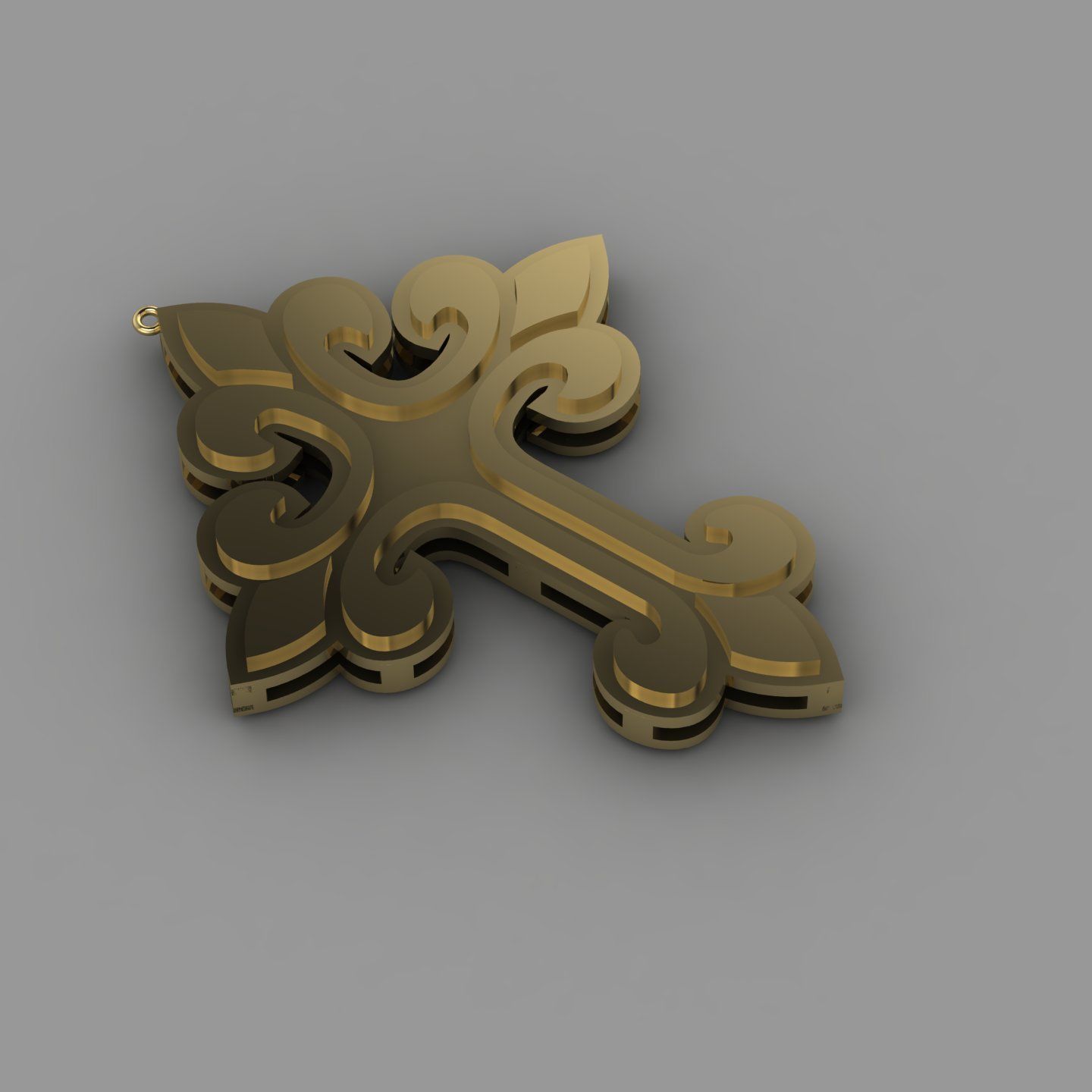 KUTSAL PIRLANTA HAC KOLYE 3DM STL OBJ FBX 3D BASKI MODELI 3D print model_2