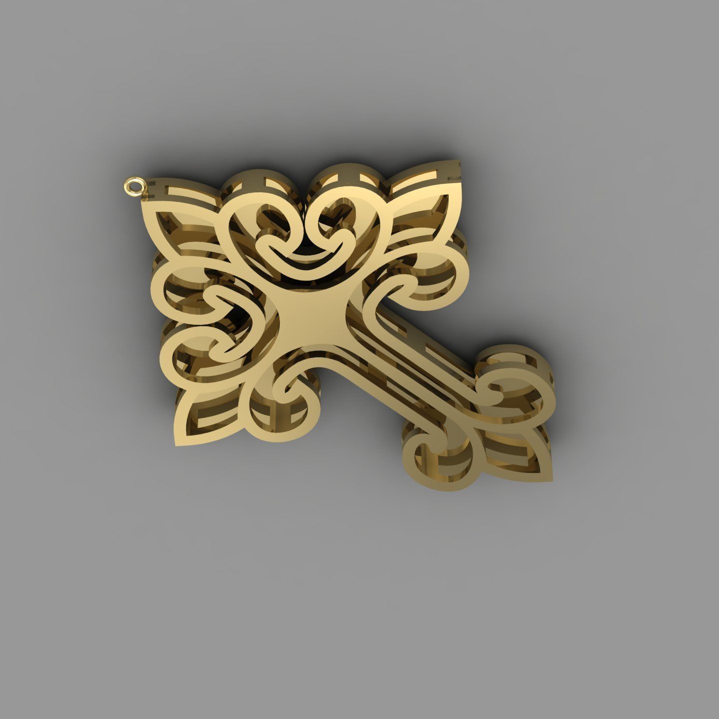 KUTSAL PIRLANTA HAC KOLYE 3DM STL OBJ FBX 3D BASKI MODELI 3D print model_7