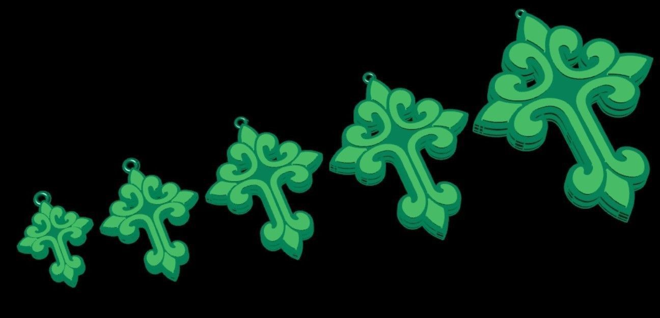 KUTSAL PIRLANTA HAC KOLYE 3DM STL OBJ FBX 3D BASKI MODELI 3D print model_17