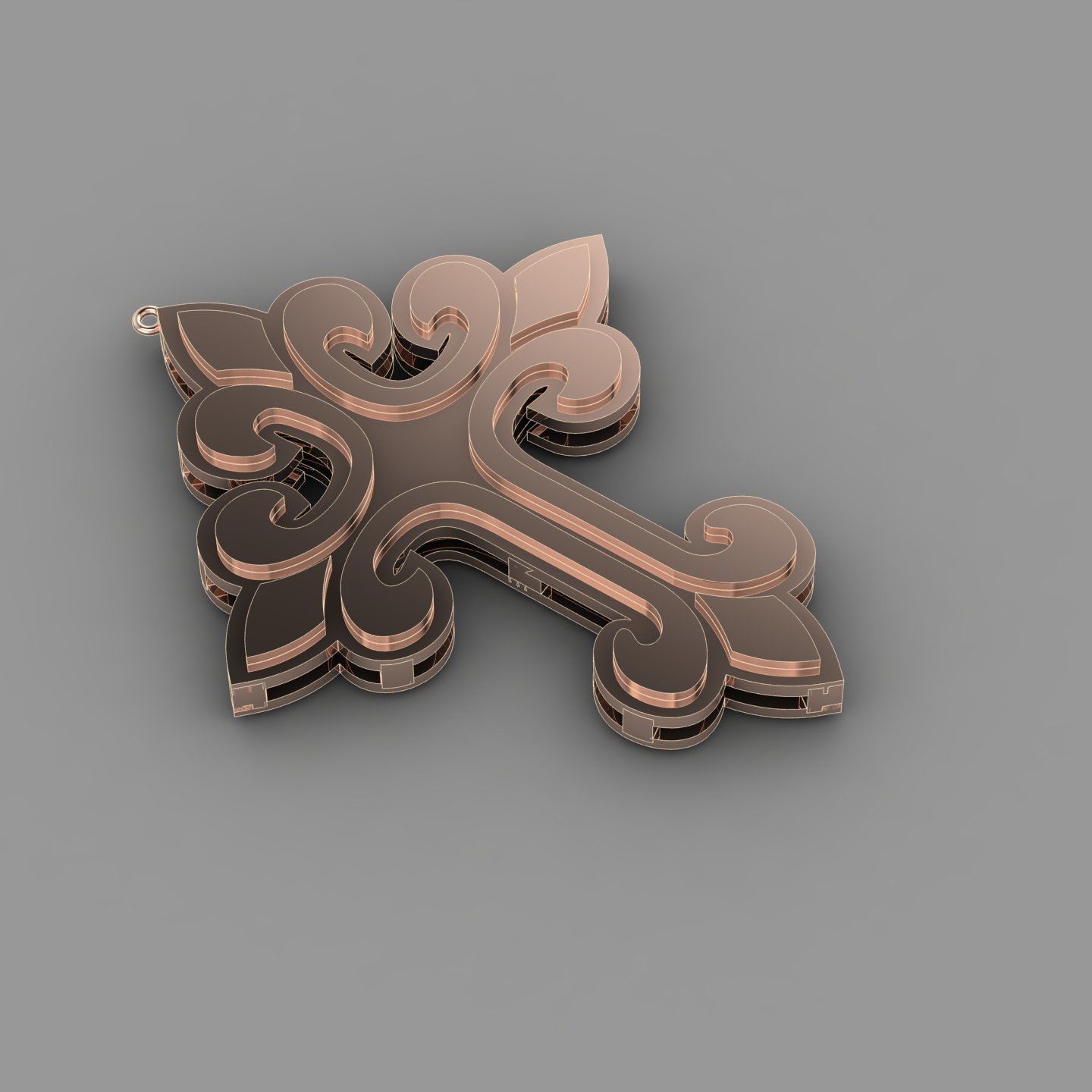 KUTSAL PIRLANTA HAC KOLYE 3DM STL OBJ FBX 3D BASKI MODELI 3D print model_4