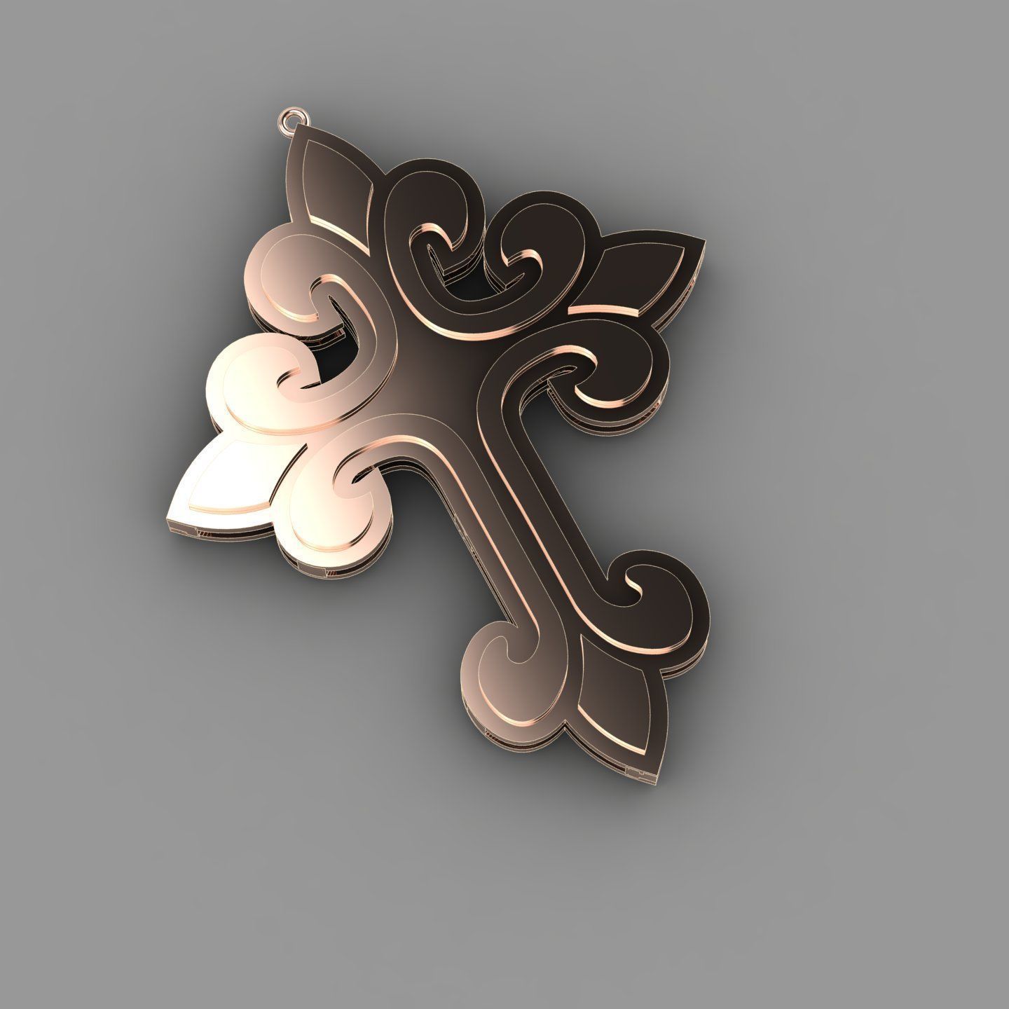 KUTSAL PIRLANTA HAC KOLYE 3DM STL OBJ FBX 3D BASKI MODELI 3D print model_8