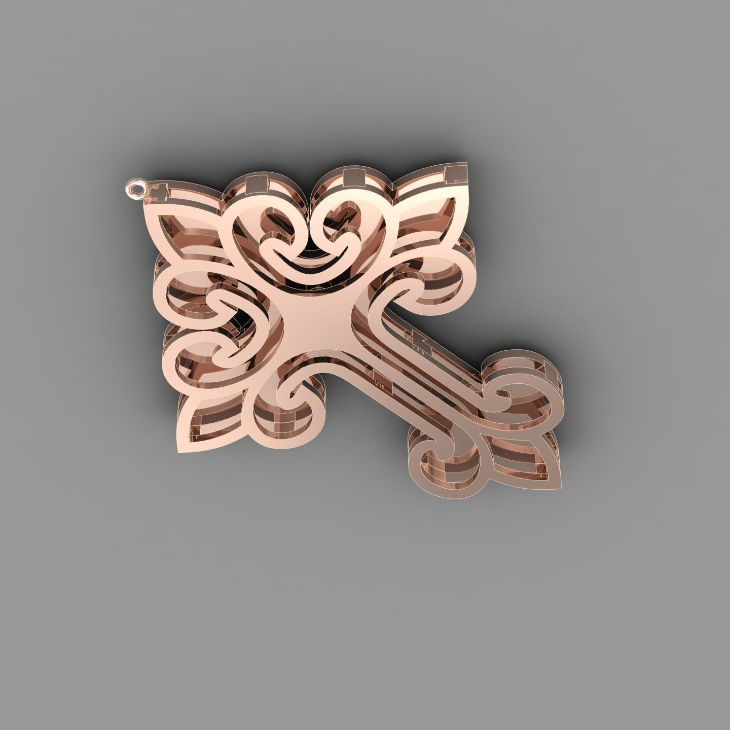 KUTSAL PIRLANTA HAC KOLYE 3DM STL OBJ FBX 3D BASKI MODELI 3D print model_5