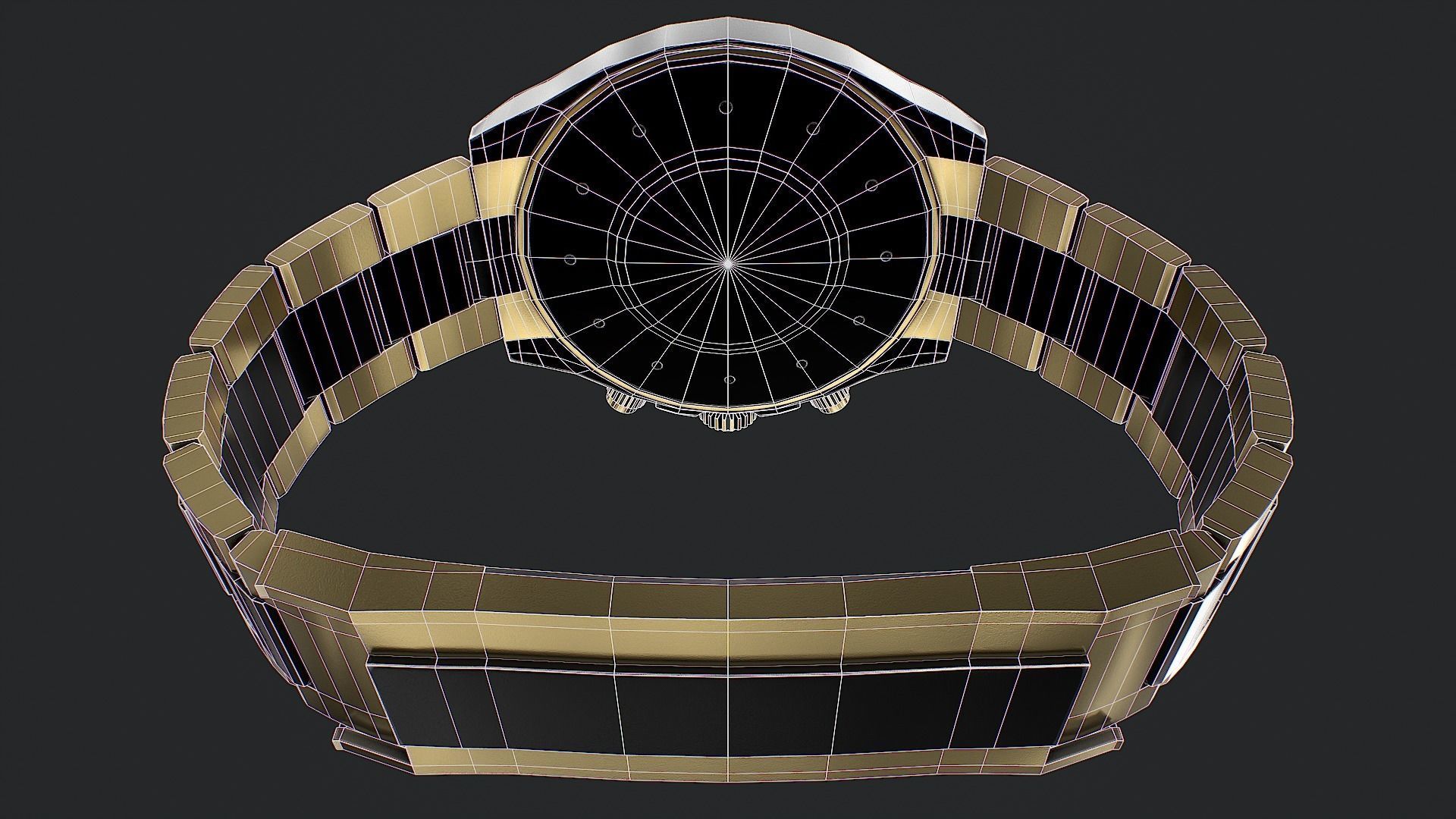 Watch 3d model Low-poly 3D model_8