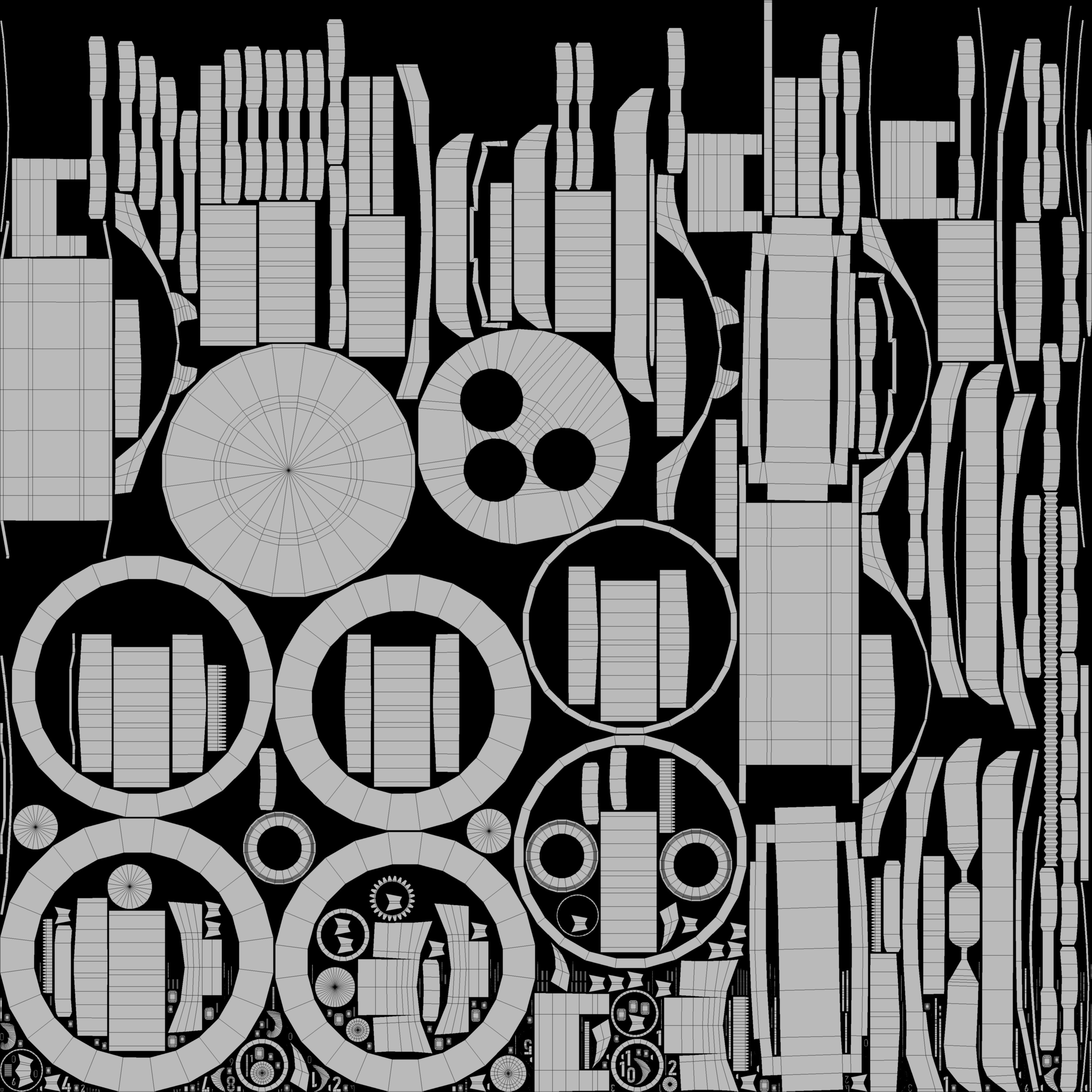 Watch 3d model Low-poly 3D model_14