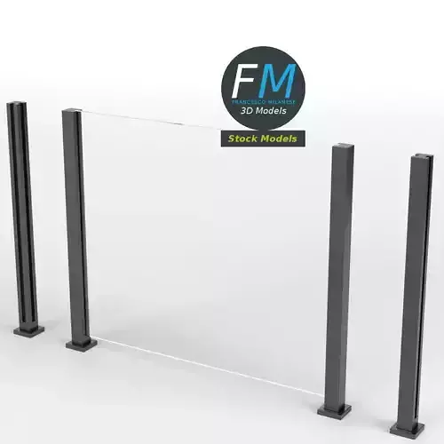 Glass railing module 1