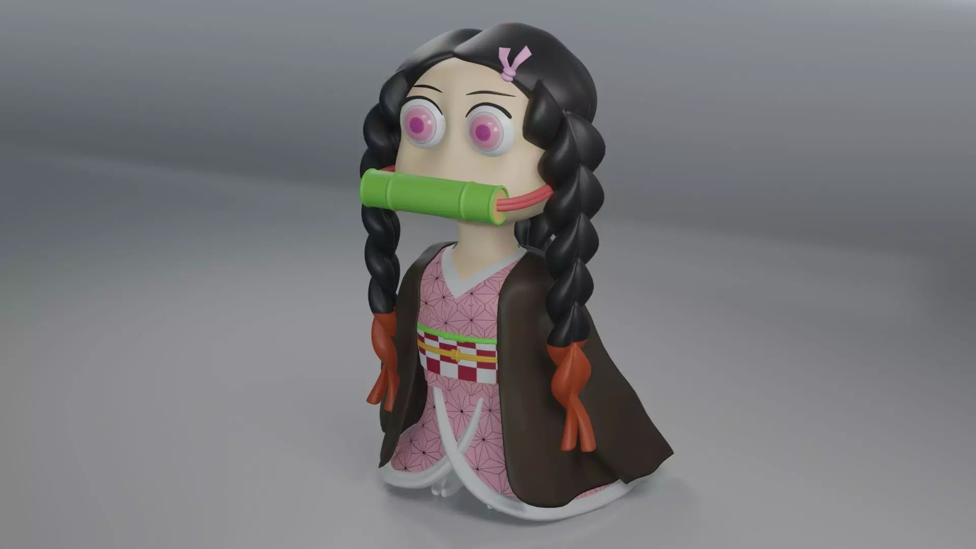Chibi Nezuko 3D model_0