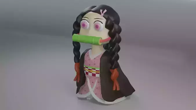 Chibi Nezuko 3D model