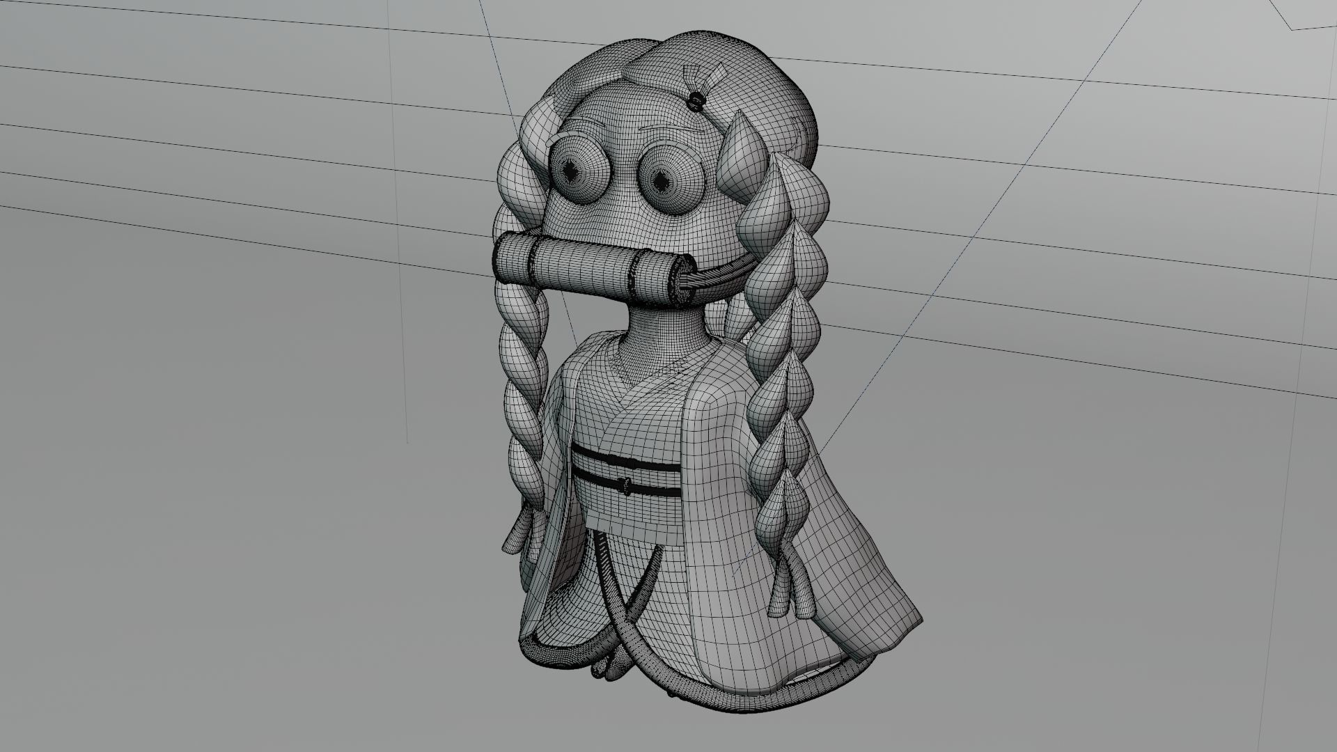 Chibi Nezuko 3D model_5