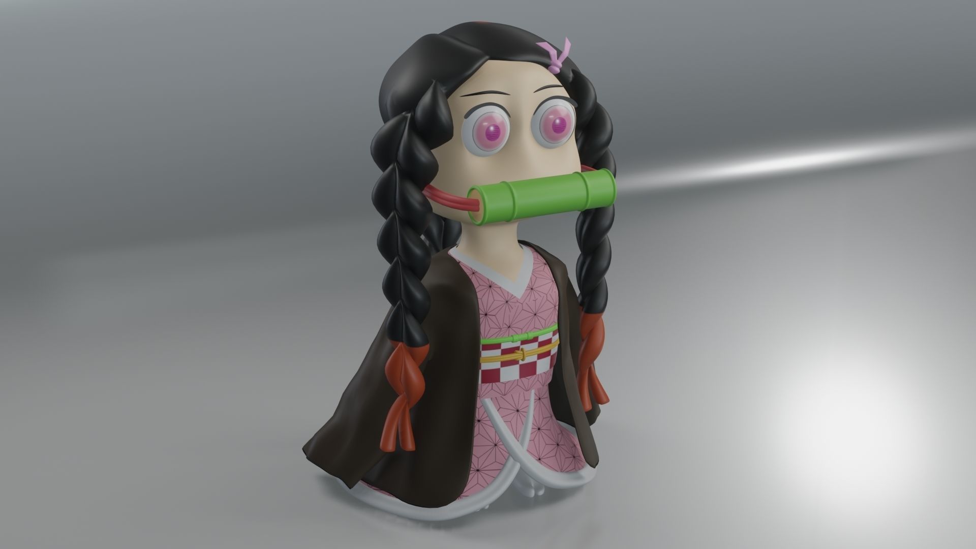 Chibi Nezuko 3D model_1