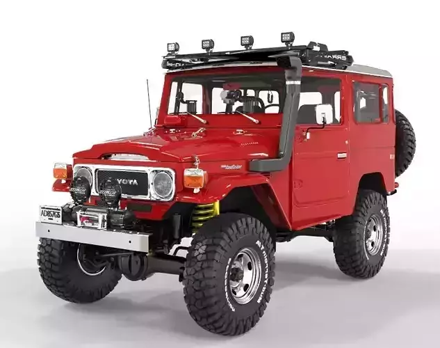 Toyota Land Cruiser FJ40 1978 4x4 3D model