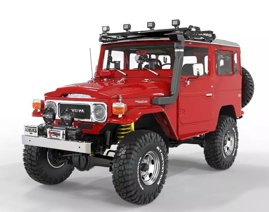 Toyota Land Cruiser FJ40 1978 4x4 3D model