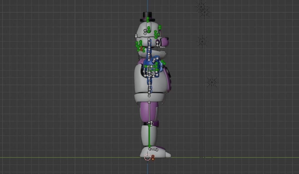 Funtime Freddy Low-poly 3D model_7