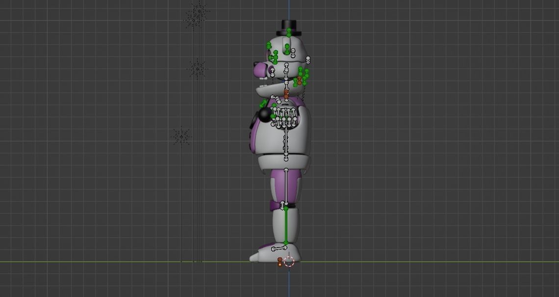 Funtime Freddy Low-poly 3D model_5