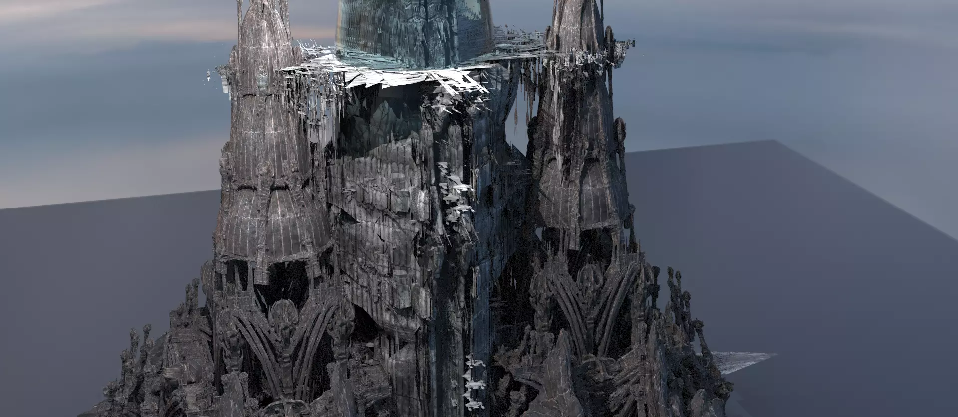 Bermuda Triangle Temple  3D model_0