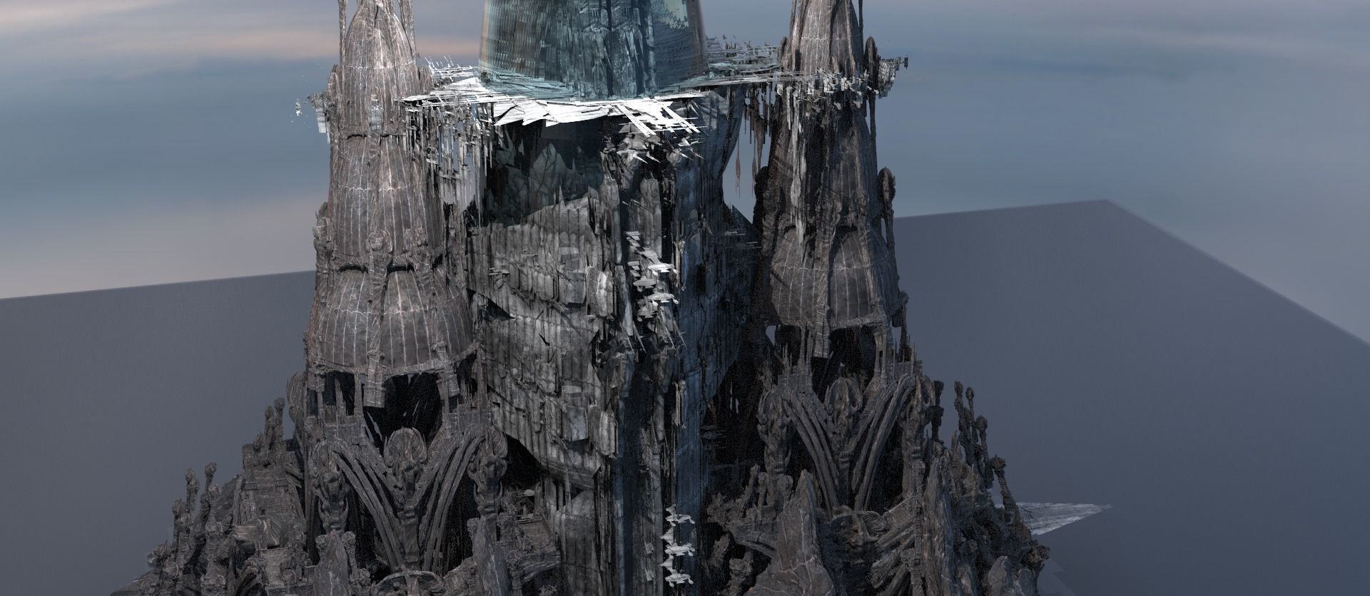 Bermuda Triangle Temple  3D model_1