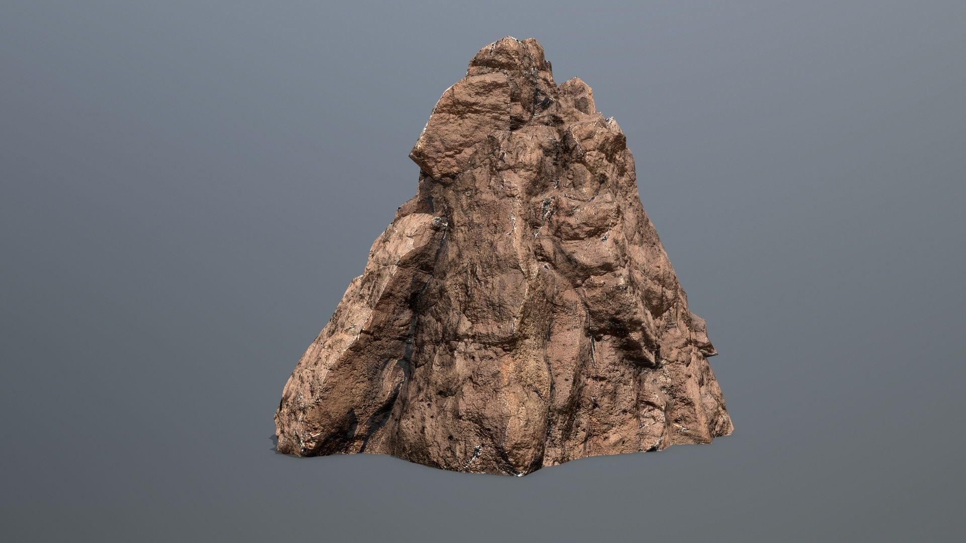 desert rocks Low-poly 3D model_2