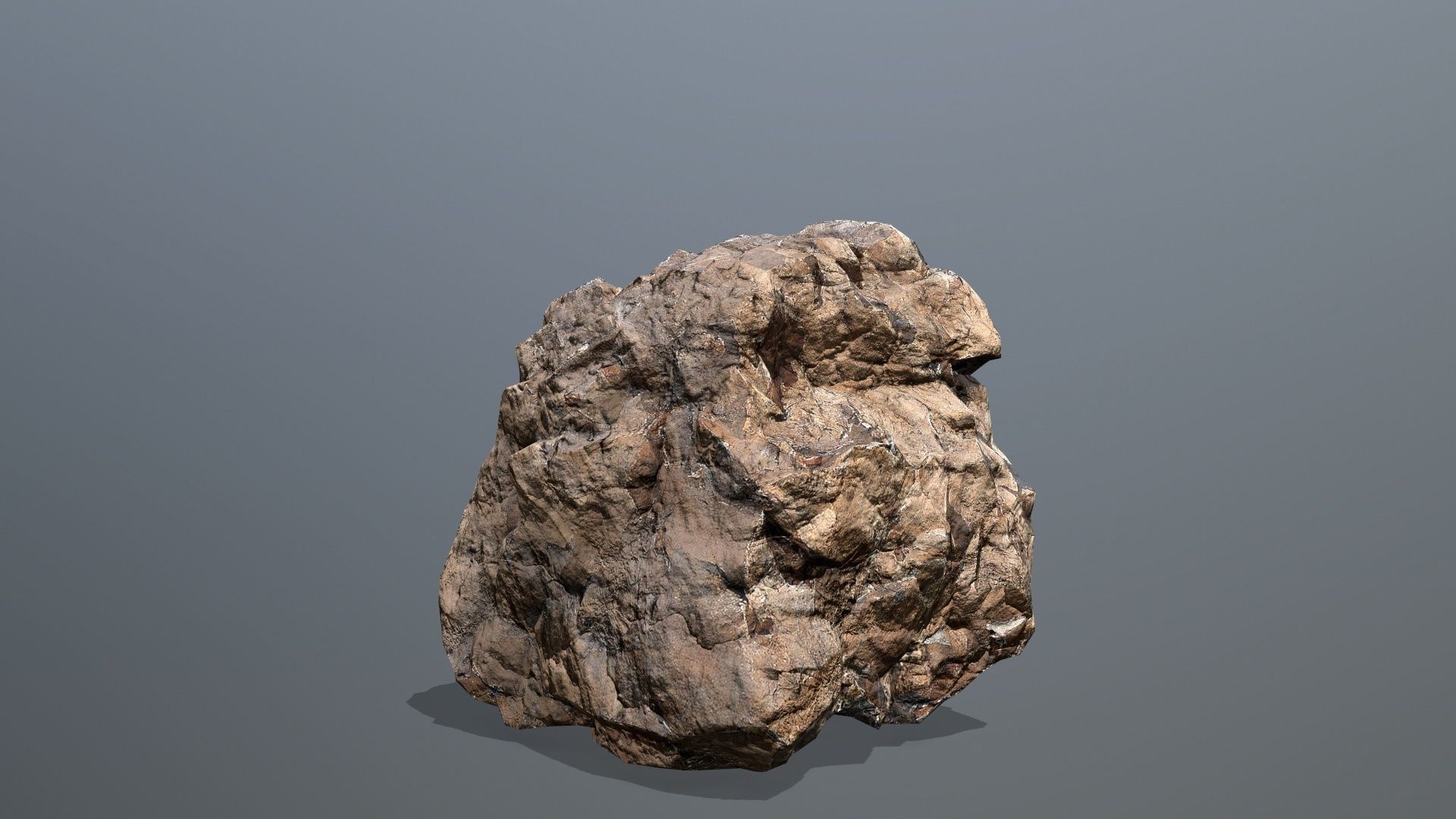 desert rocks Low-poly 3D model_8