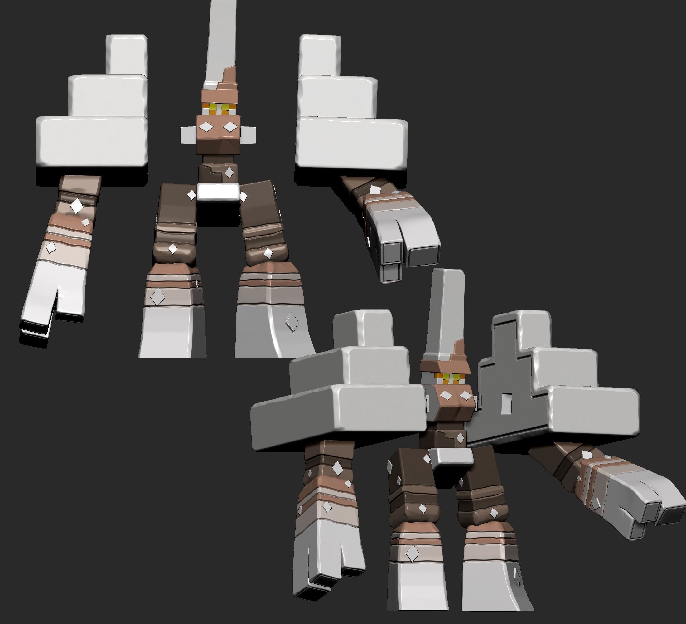 Pokemon - Garganacl 3D print model_9