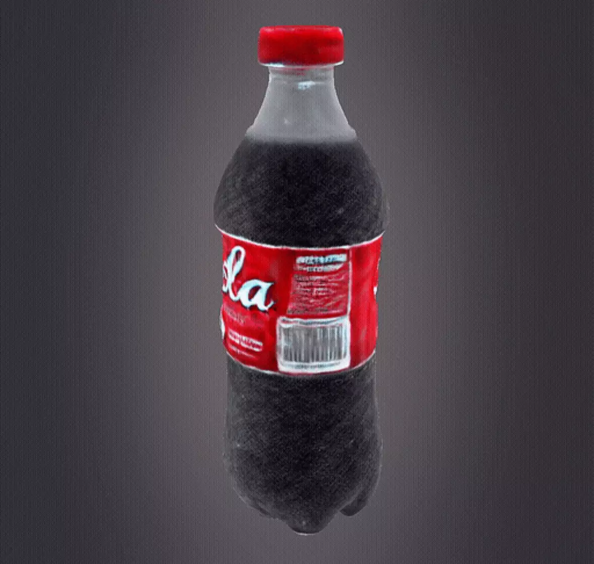 Cola bottle 3D print model_0