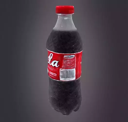 Cola bottle 3D print model