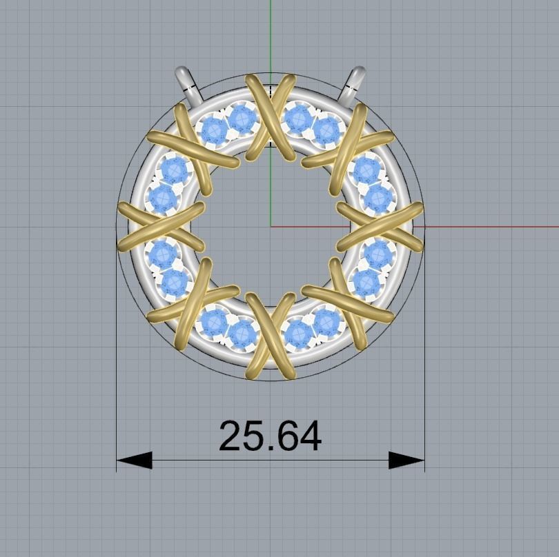 Tiffany Pendant 3D print model_1