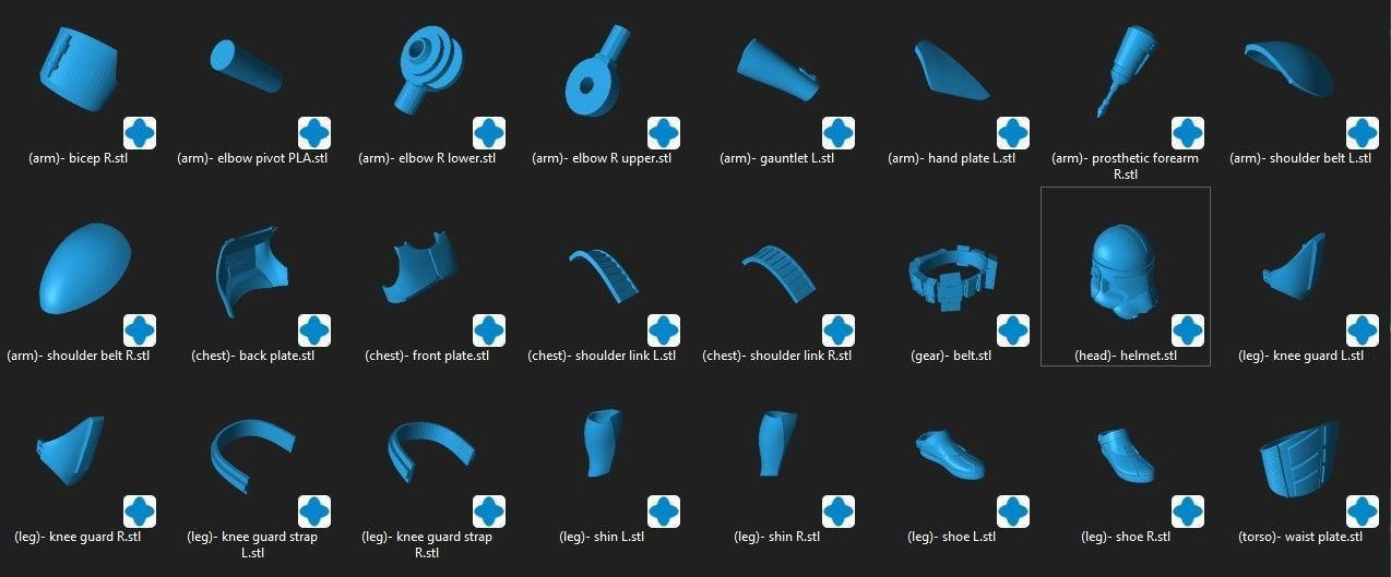 Corporal Echo One12 Scale Figure Custom STL Files 3D print model_1