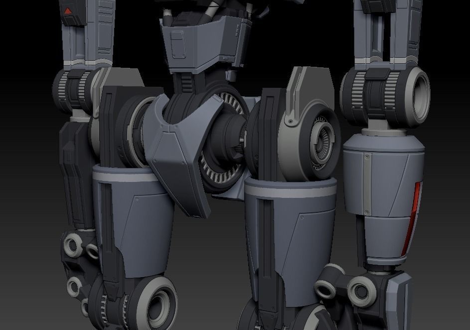 DT Sentry Droid One12 Scale Articulation 3d Print STL Files 3D print model_2