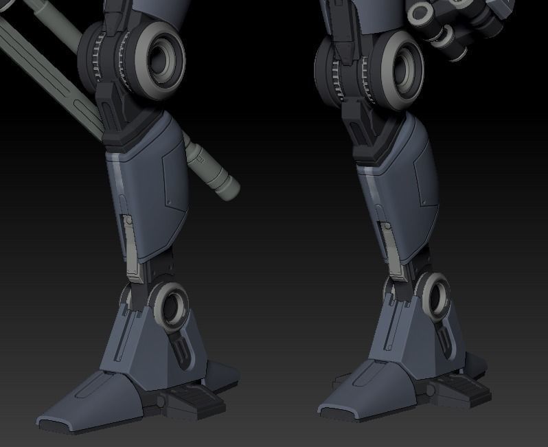 DT Sentry Droid One12 Scale Articulation 3d Print STL Files 3D print model_6