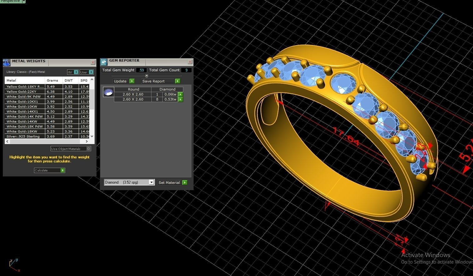Couple Ring Code-RWW058 3D print model_5