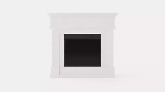 Skagen Electric Fireplace White