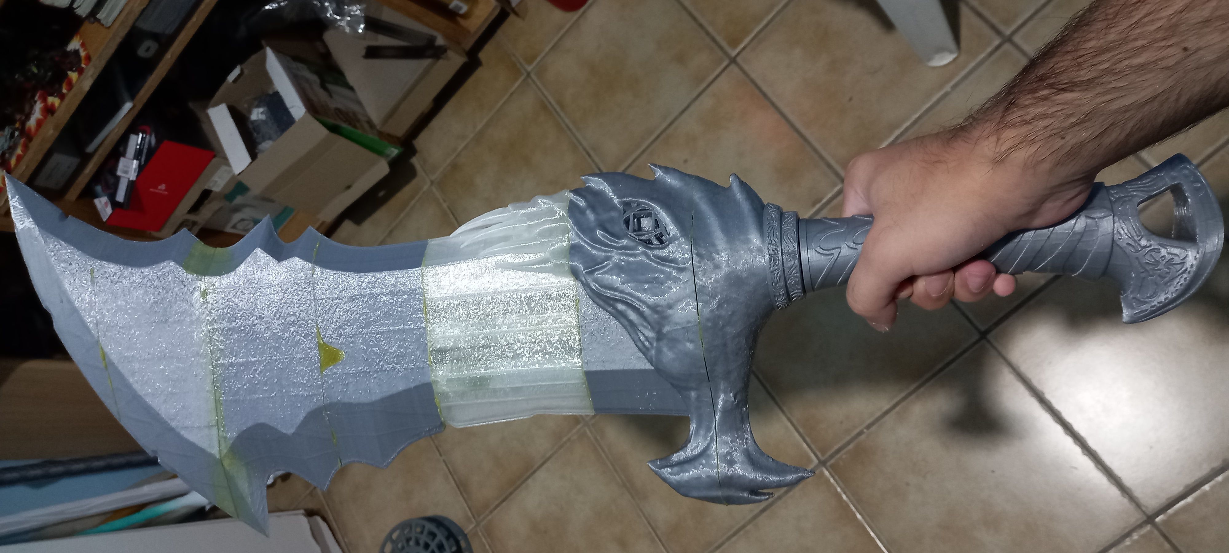 God of war ragnarok Blades of Chaos Darkdale model 3d print 3D print model_17