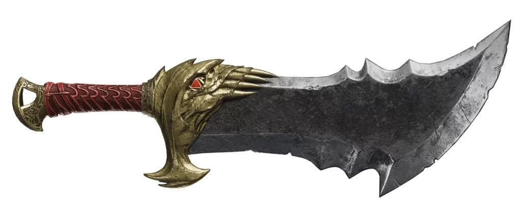 God of war ragnarok Blades of Chaos Darkdale model 3d print 3D print model_4