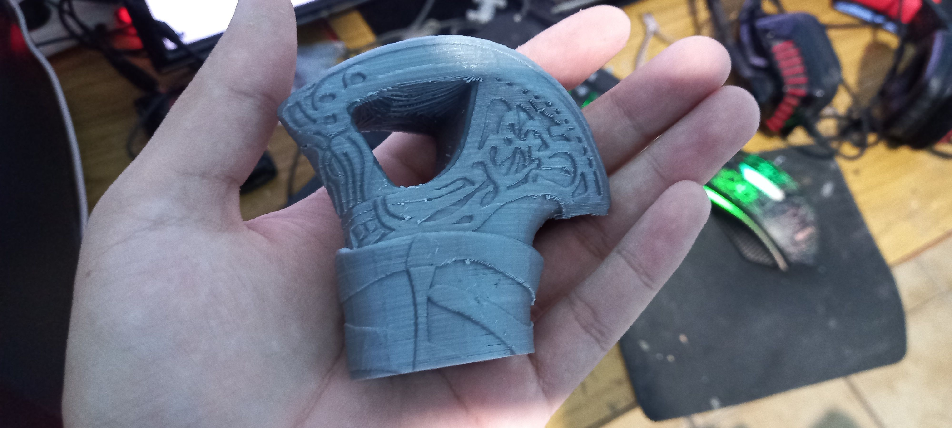 God of war ragnarok Blades of Chaos Darkdale model 3d print 3D print model_19