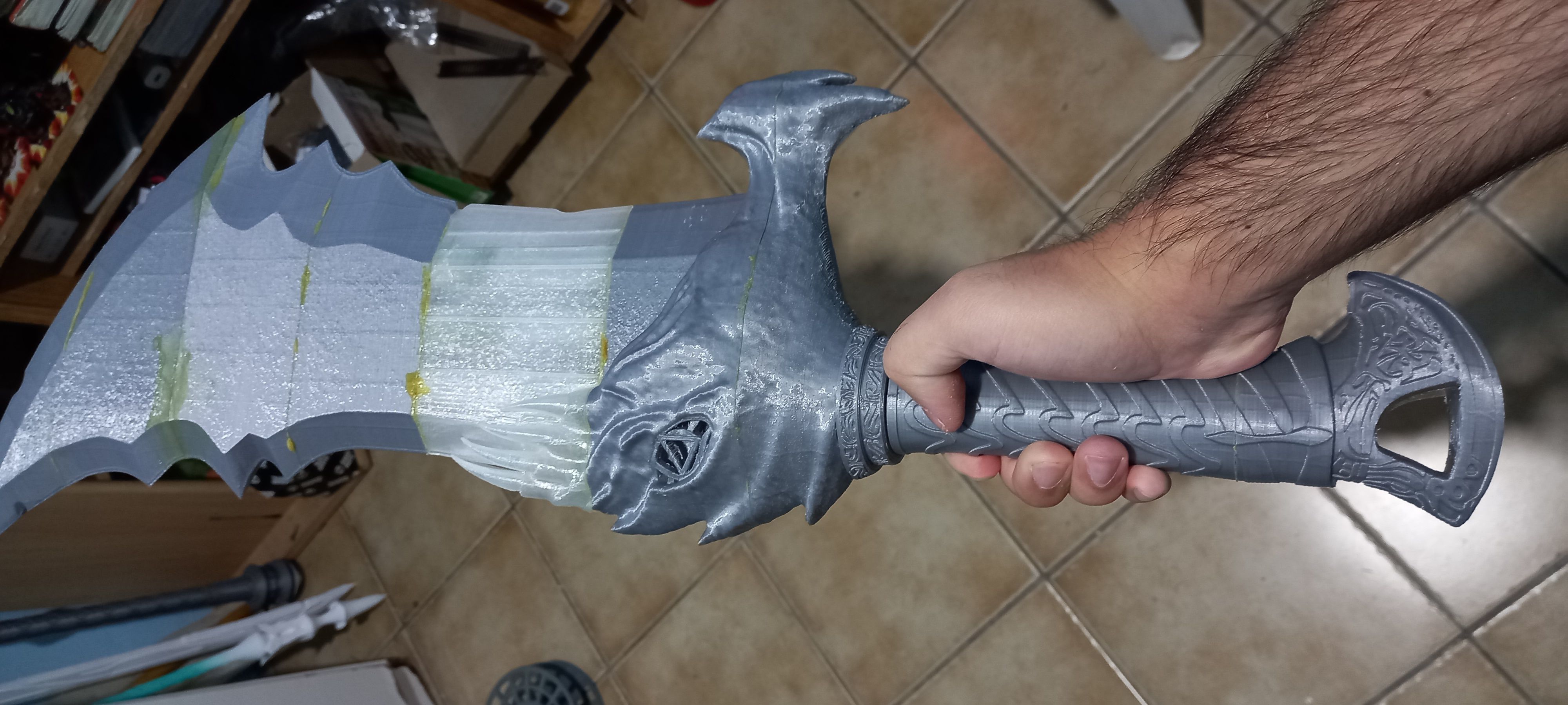 God of war ragnarok Blades of Chaos Darkdale model 3d print 3D print model_3