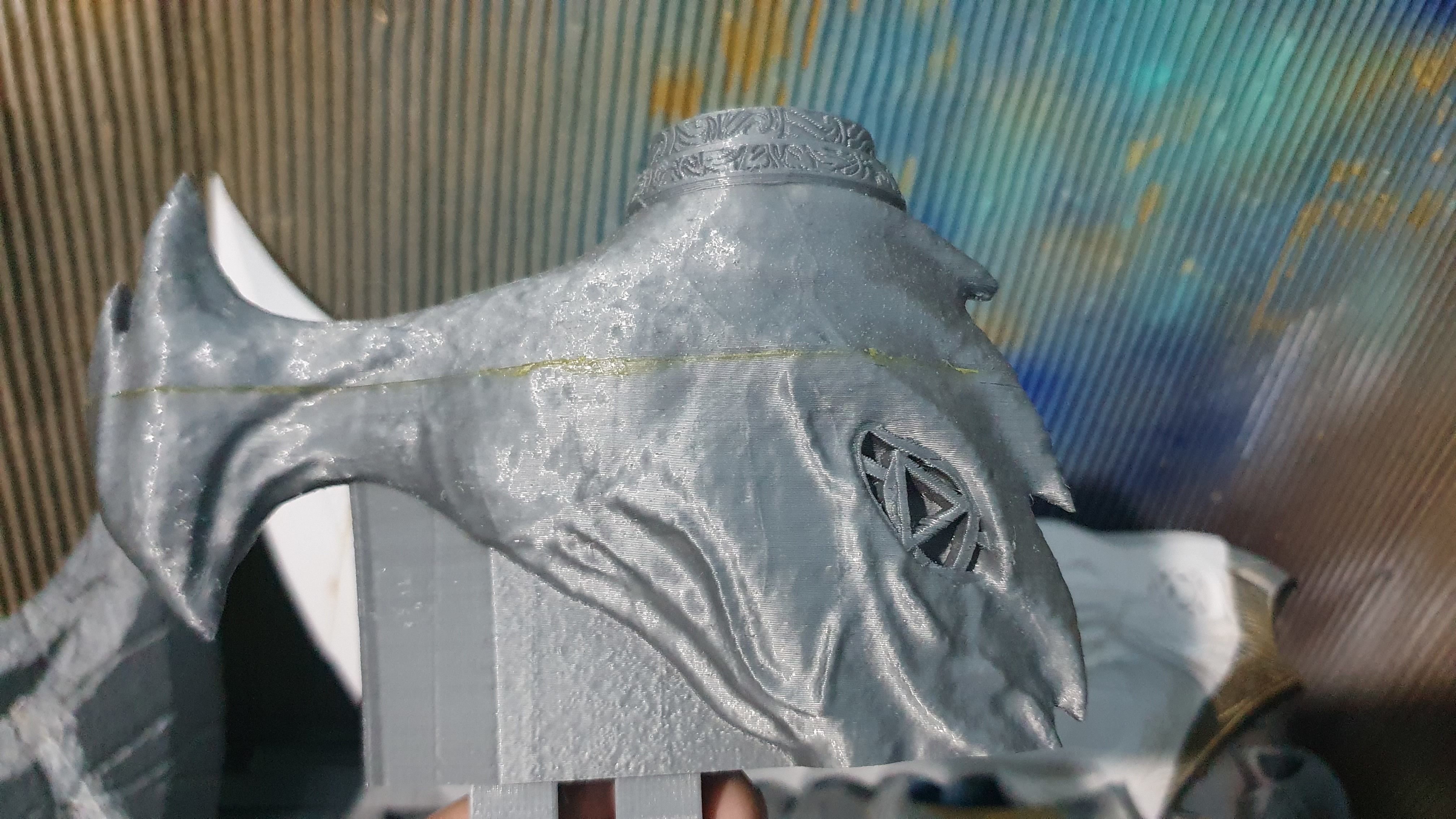 God of war ragnarok Blades of Chaos Darkdale model 3d print 3D print model_36