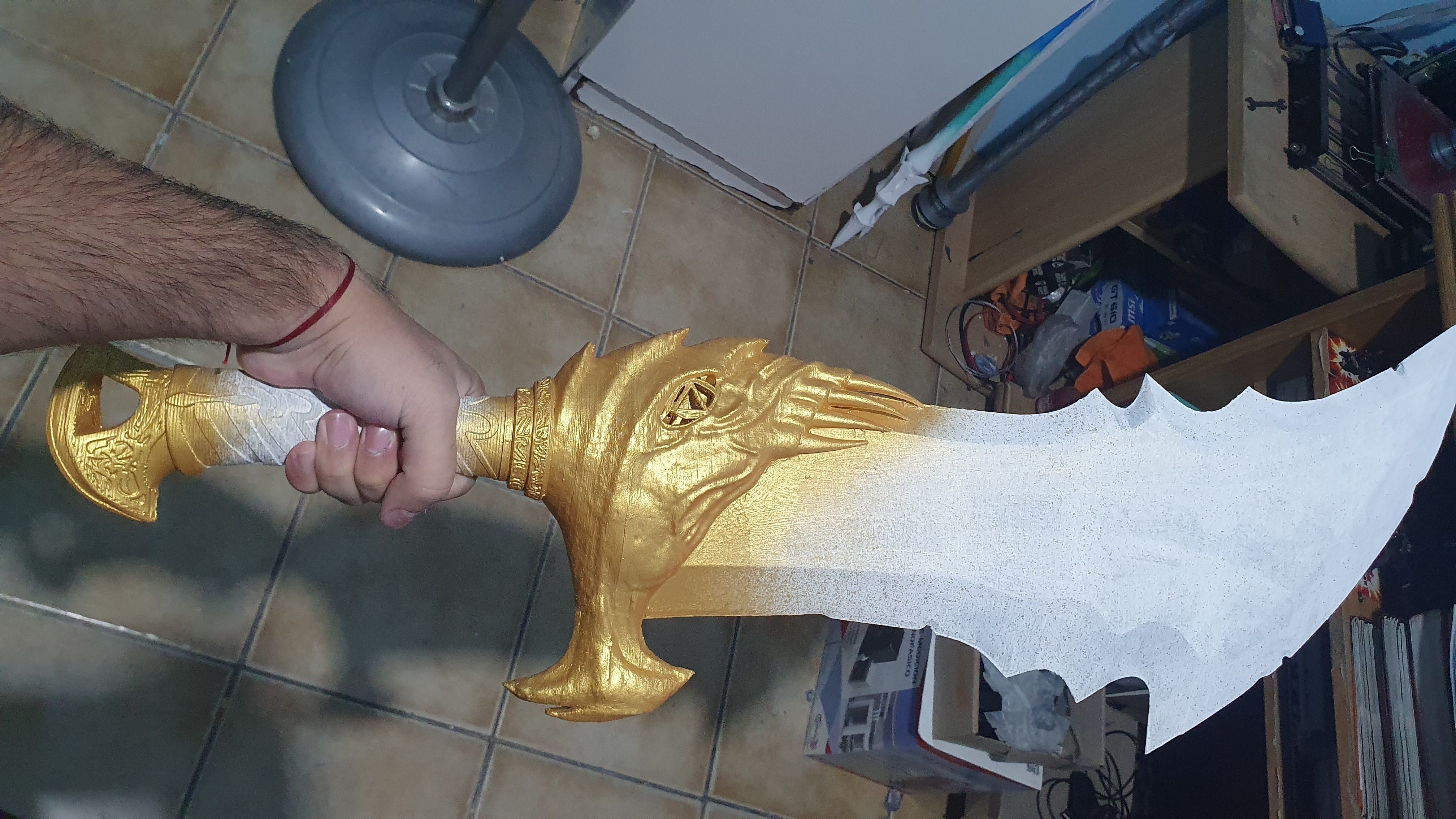 God of war ragnarok Blades of Chaos Darkdale model 3d print 3D print model_40