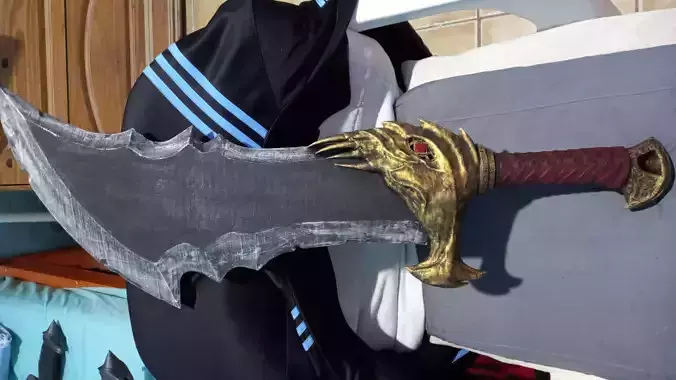 God of war ragnarok Blades of Chaos Darkdale model 3d print 3D print model