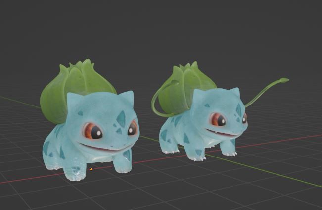 Pokemon Bulbasaur 3D model_2