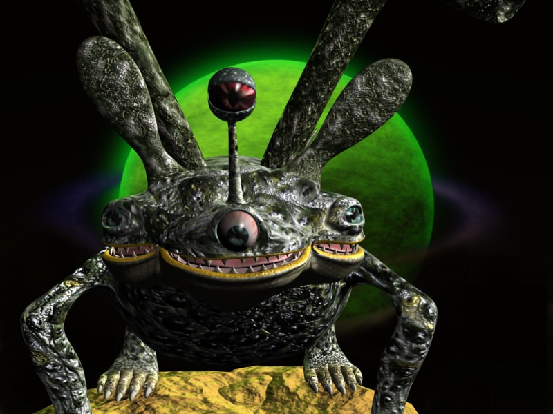 SputterSpy-alien animal 3D model_1