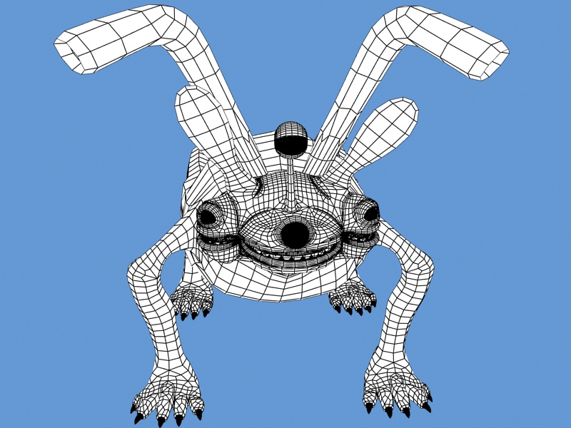 SputterSpy-alien animal 3D model_6