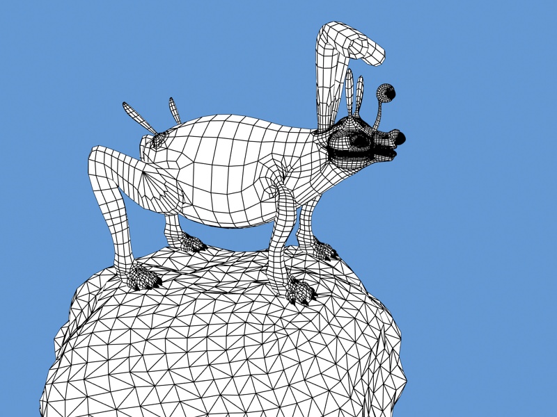 SputterSpy-alien animal 3D model_5