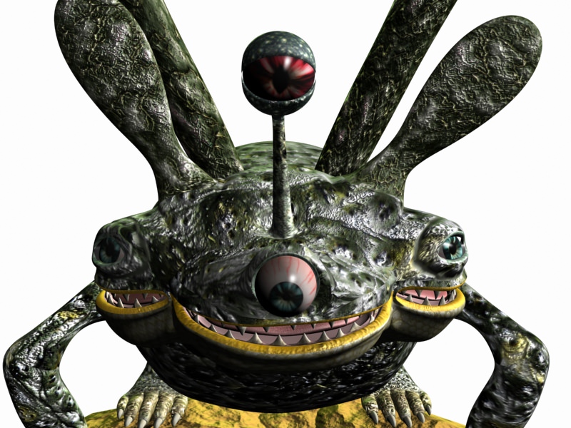 SputterSpy-alien animal 3D model_4