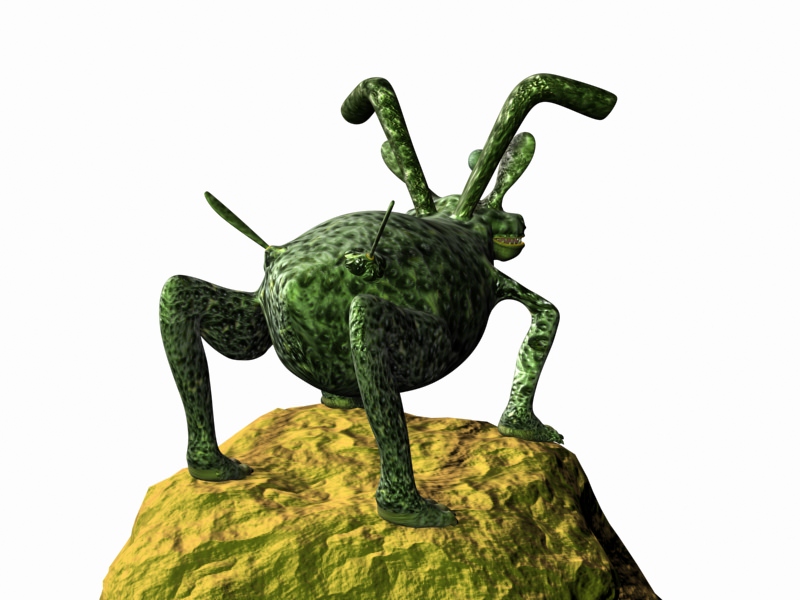SputterSpy-alien animal 3D model_3