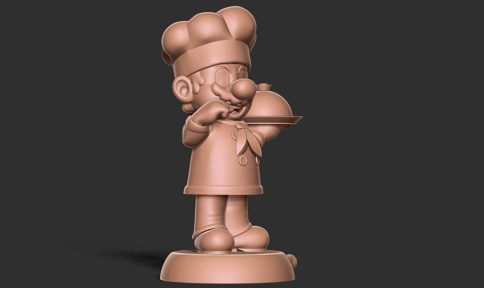 Chef Mario 3D print model_13