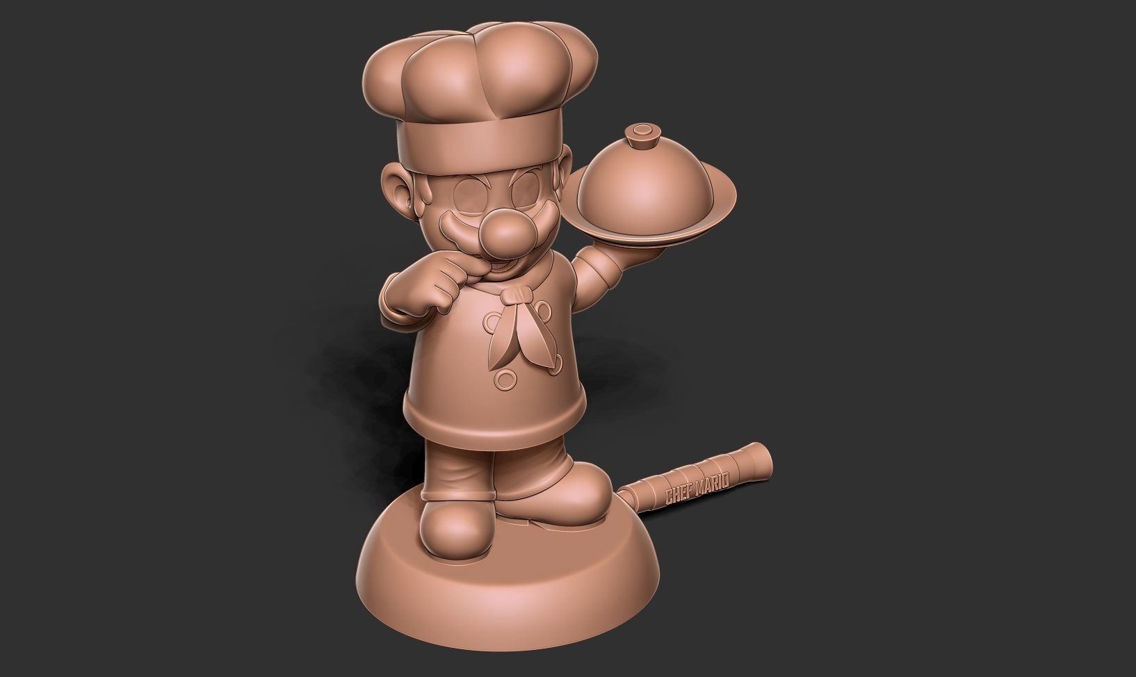 Chef Mario 3D print model_15