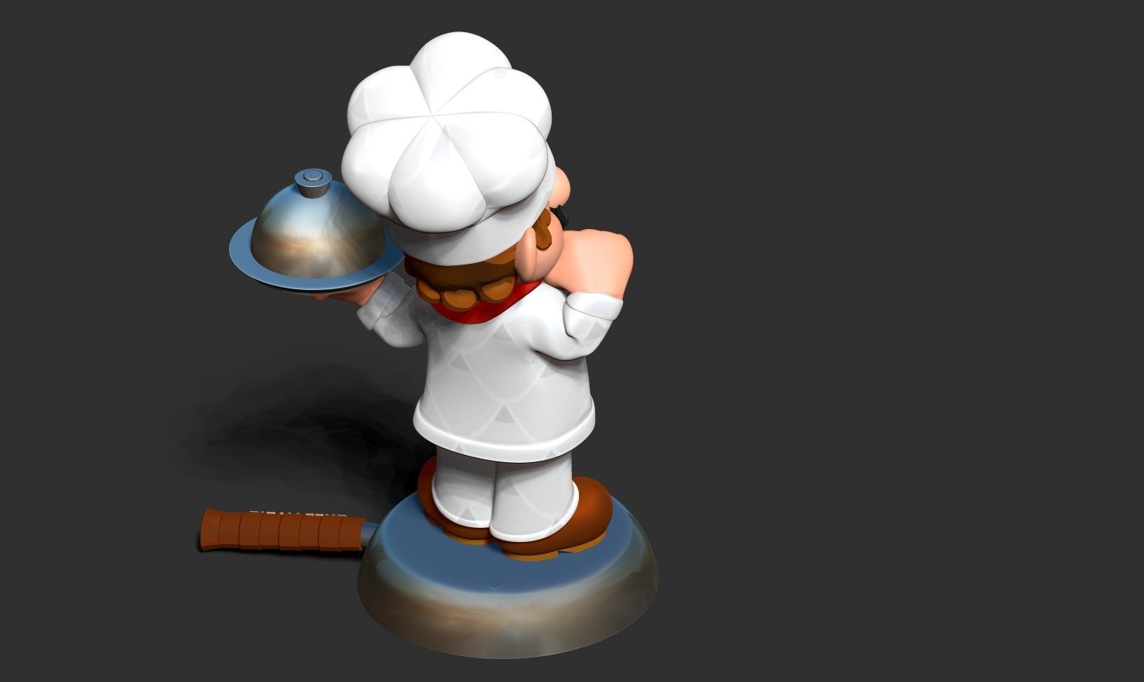 Chef Mario 3D print model_18