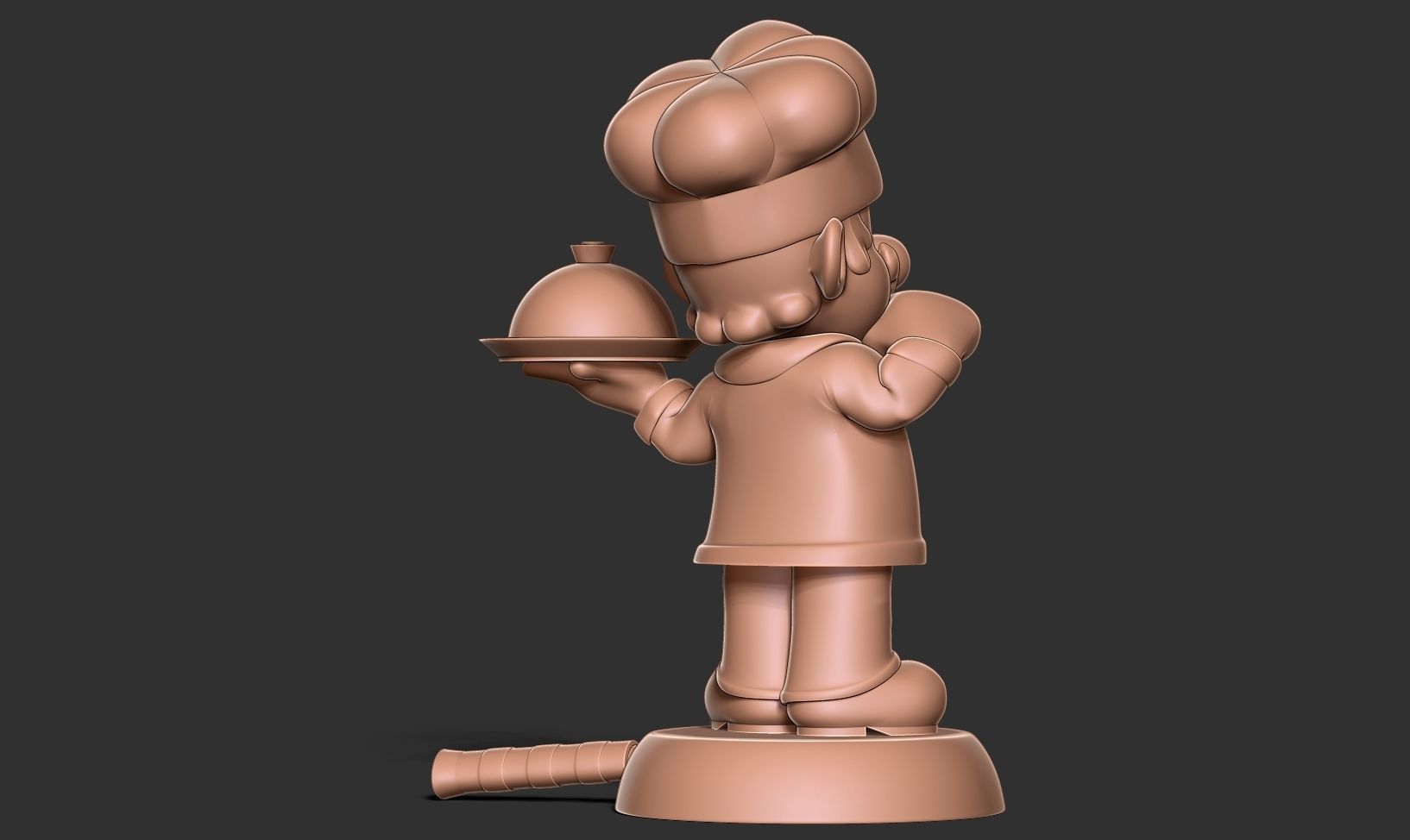 Chef Mario 3D print model_8