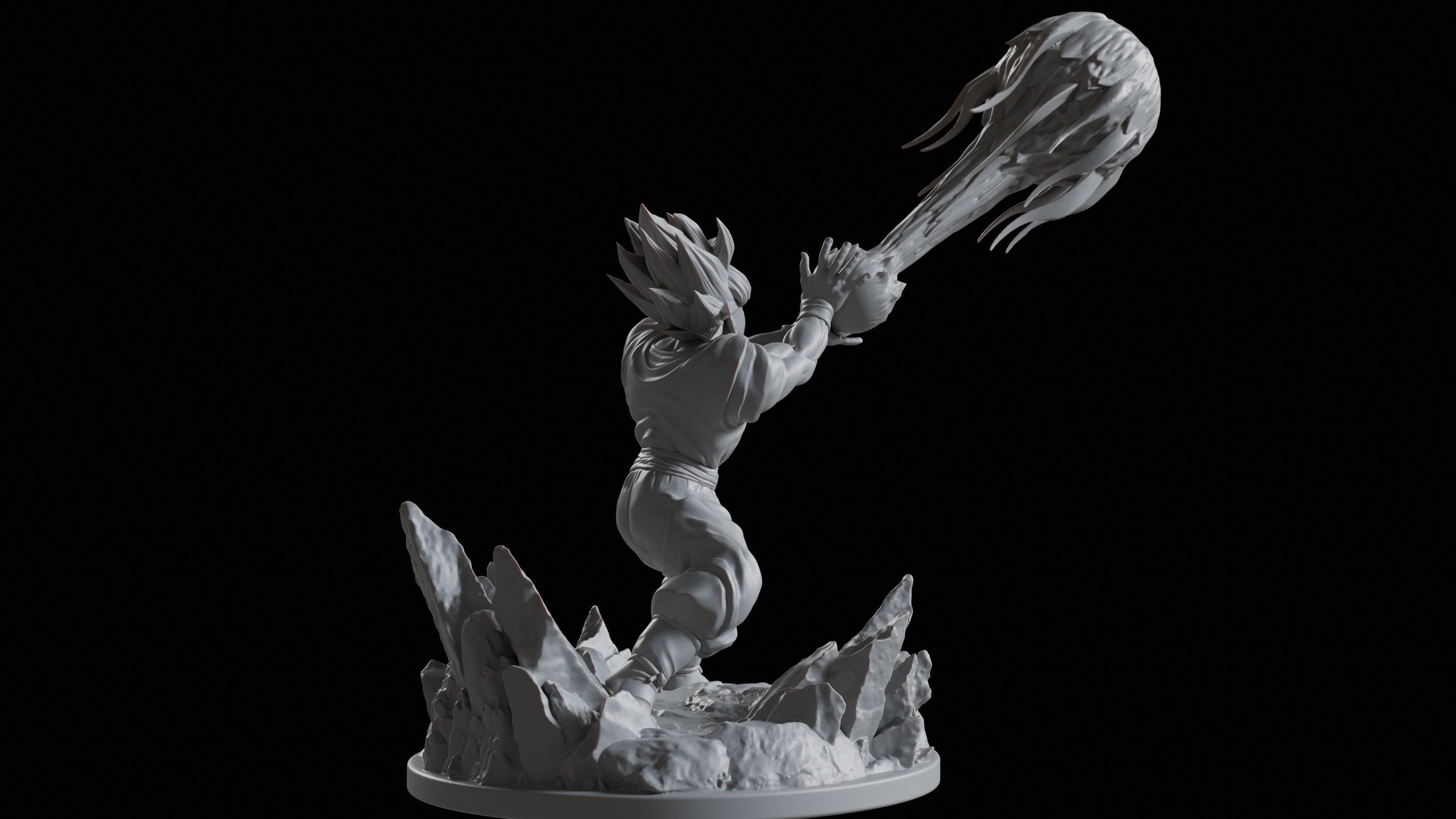 GOKU Figurine for 3d print 3D print model_2