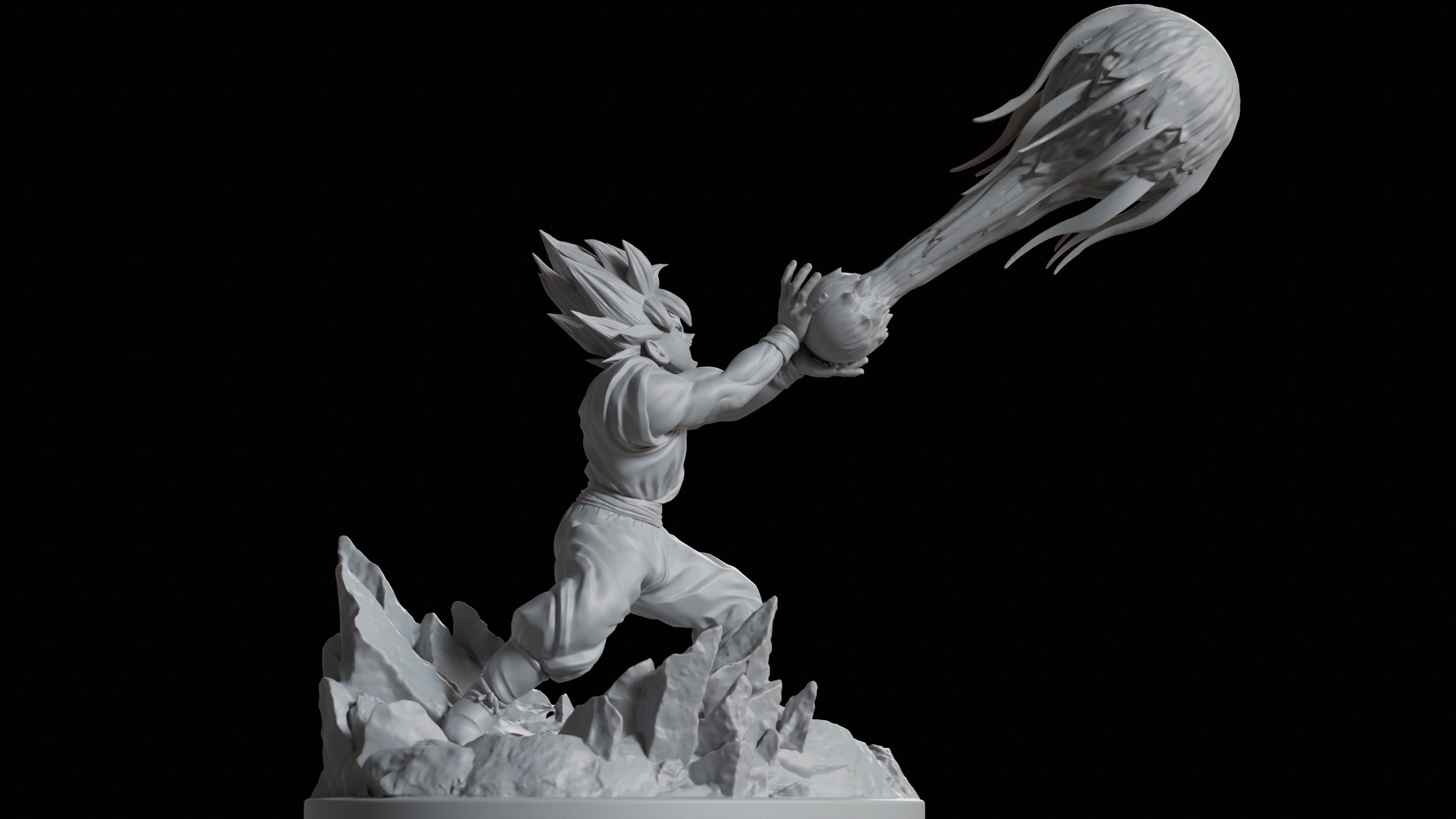 GOKU Figurine for 3d print 3D print model_3